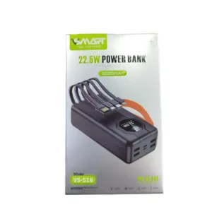 پاوربانک 22.5 وات وی اسمارت مدل VS-516 ظرفیت 30000 میلیآمپرساعت