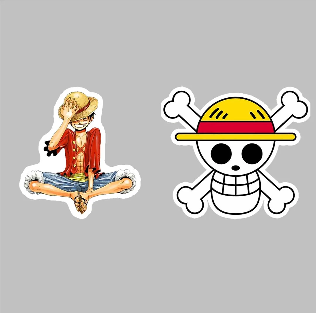 استیکر لپ تاپ کارنیکا طرح انیمه وان پیس لوفی مدل Luffy One Piece Anime-2222282 مجموعه 2 عددی