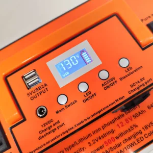 پاور استیشن 500 وات مدل 220v ظرفیت 500000 میلی آمپر ساعت