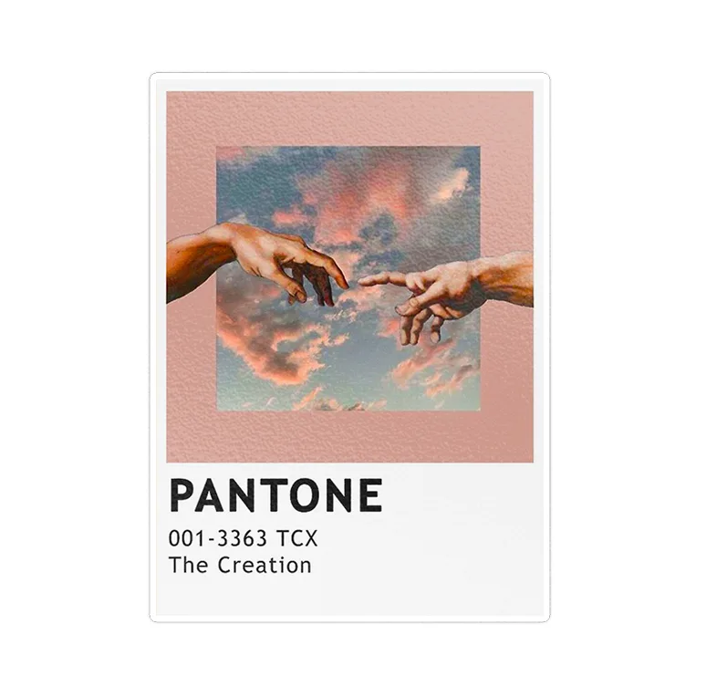 استیکر لپ تاپ ماسا دیزاین طرح pantone مدل STK1174