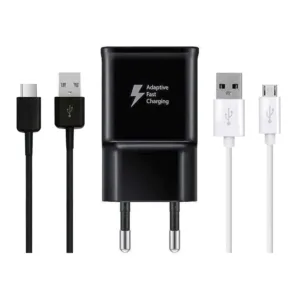 شارژر دیواری مدل EP-TA20EWE به همراه کابل تبدیل USB-C / microUSB