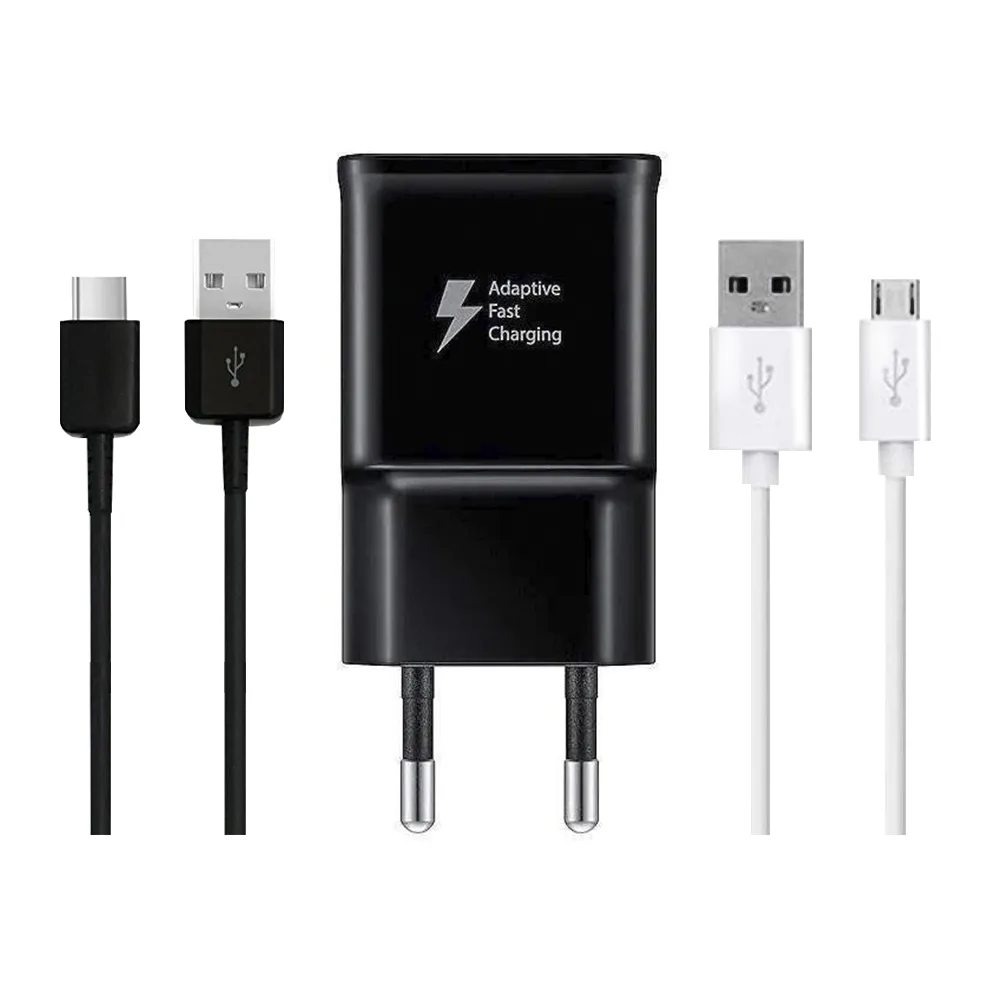 شارژر دیواری مدل EP-TA20EWE به همراه کابل تبدیل USB-C / microUSB
