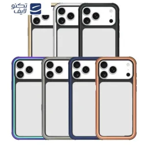 قاب کی زد دو مدل شفاف دور رنگی مناسب برای گوشی موبایل اپل iPhone 17 promax