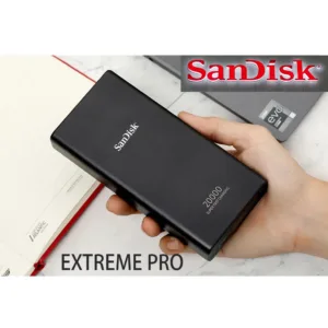 پاوربانک 25 وات سن دیسک مدل EXTREME PRO Super Fast ظرفیت 20000 میلی آمپر