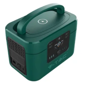 پاور استیشن قابل حمل V-TAC 1000W مدل VT-1001 با ظرفیت باتری ۳۲۸ هزار میلی آمپر ساعت