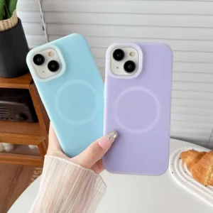 کاور طرح سیلیکون پاک کنی مگ سیف دار مناسب برای گوشی موبایل اپل IPHONE 13 PRO