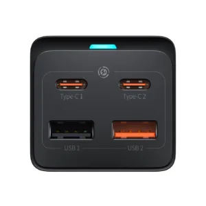 شارژر رومیزی 65 وات بیسوس مدل Power Combo Digital Powerstrip
