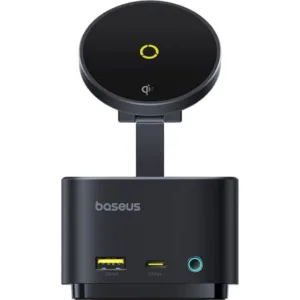 شارژر رومیزی بی سیم 15 وات 7 پورت بیسوس مدل MAGPRO 2