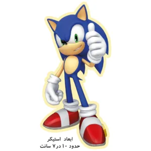 استیکر لپ تاپ طرح سونیک کد 161