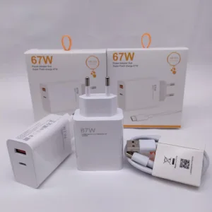 شارژر دیواری 67 وات مدل EU67 به همراه کابل USB-C