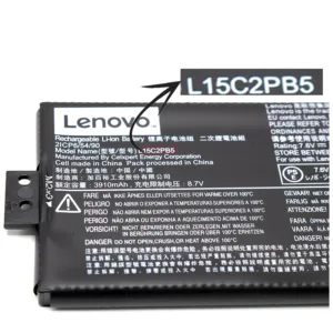 باتری لپ تاپ 6 سلولی مدل 15C2PB5 مناسب برای لپ تاپ لنوو ip310-15