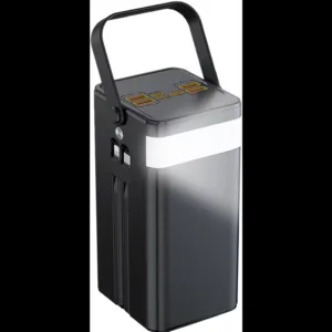پاوربانک گرین لاین مدل GL-PX50 ظرفیت 60000 میلی‌آمپر ساعت به همراه پنل خورشیدی