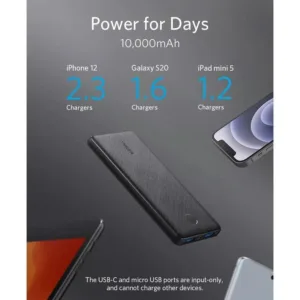 پاوربانک انکر مدل PowerCore III A1247 ظرفیت 10000 میلی آمپر ساعت