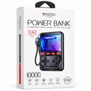 پاوربانک 20 وات یسیدو مدل YP87 ظرفیت 10000 میلی‌آمپر‌ساعت