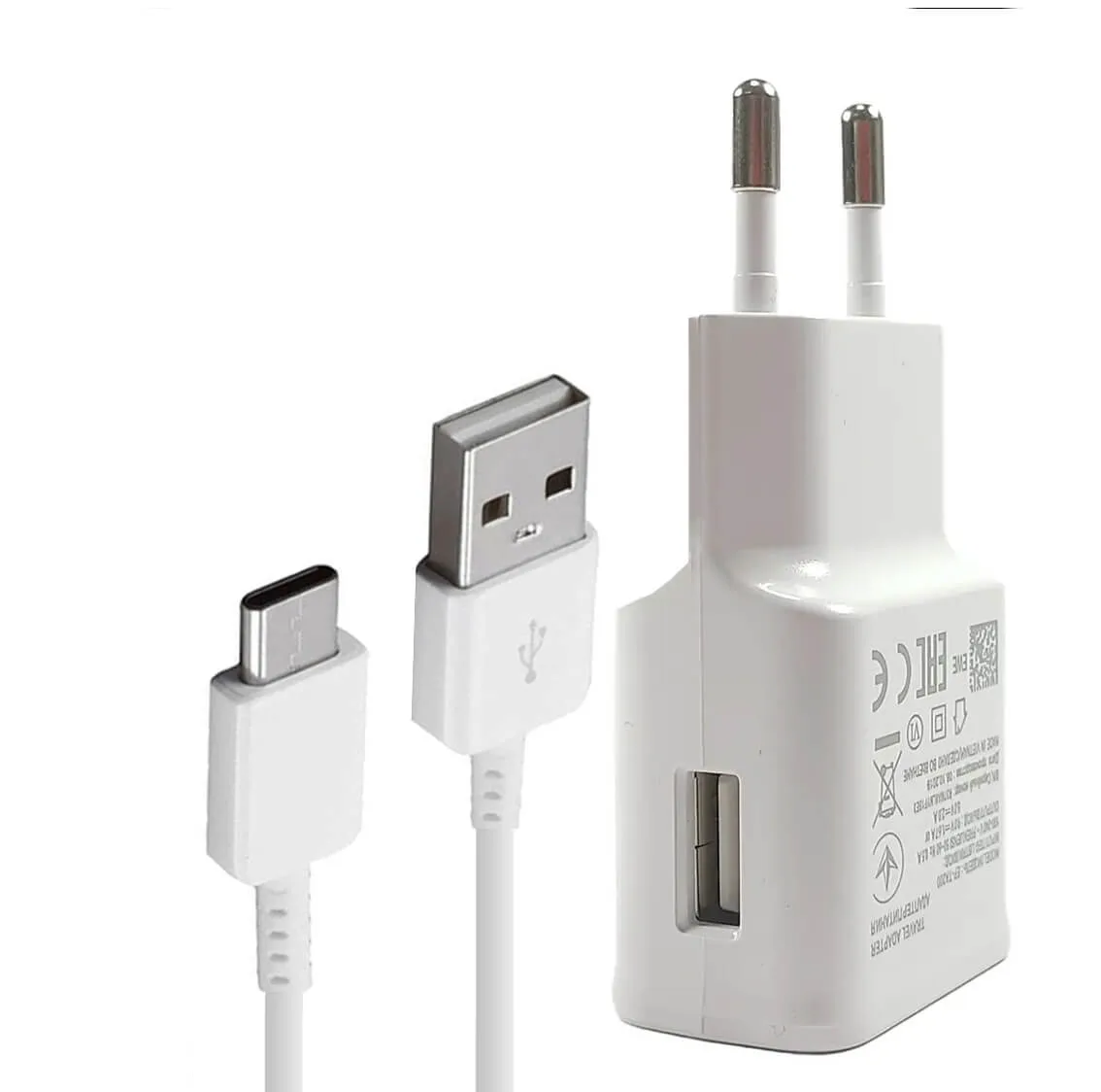 شارژر دیواری 15وات توربو مدل FAST به همراه کابل USB-C