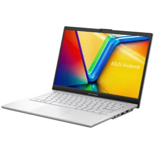 لپ‌تاپ 14 اینچی ایسوس مدل Vivobook 14 E1404GA-NK181 با پردازنده Intel N100، رم 8 گیگابایت DDR4، حافظه داخلی 256 گیگابایت UFS 2.1، نمایشگر Full HD مات با وضوح 1920×1080 پیکسل، وبکم HD با شاتر حریم خصوصی