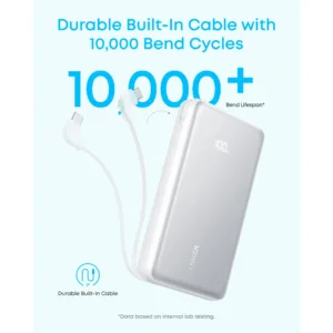 پاوربانک 22.5 وات انکر مدل Zolo A110D ظرفیت 10000 میلیآمپرساعت