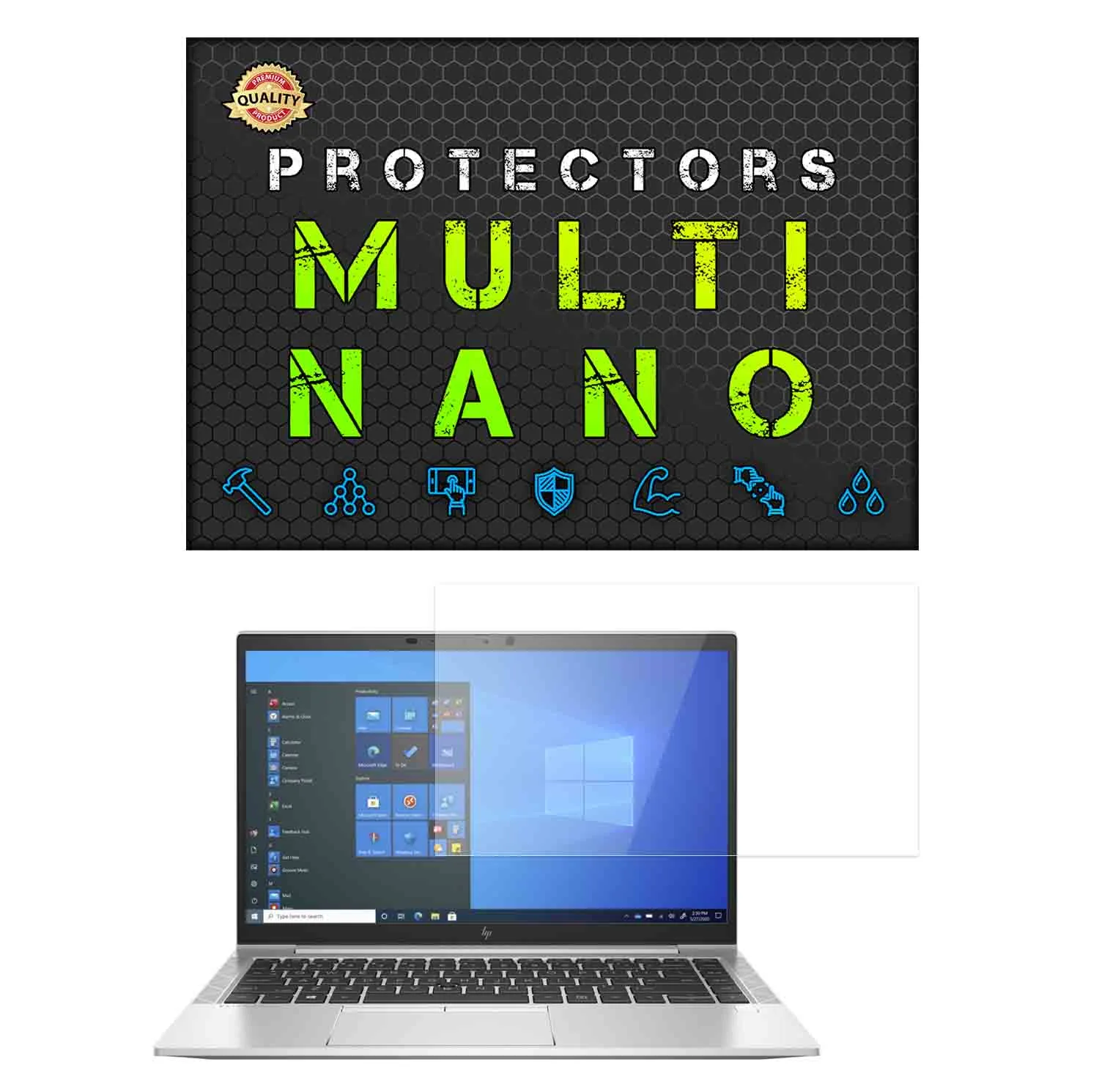 محافظ صفحه نمایش شفاف مولتی نانو مدل X-S1N مناسب برای لپ تاپ اچ پی EliteBook 845 G8 14.0 inch 2021