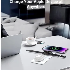 شارژر بی سیم مدل 3in1 magnetic wireless charger