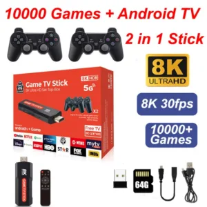 کنسول بازی قابل حمل و اندروید باکس مدل q9 max