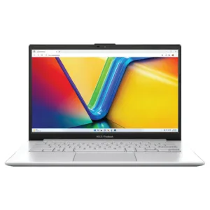 لپ‌تاپ 14 اینچی ایسوس مدل Vivobook 14 E1404GA-NK181 با پردازنده Intel N100، رم 8 گیگابایت DDR4، حافظه داخلی 256 گیگابایت UFS 2.1، نمایشگر Full HD مات با وضوح 1920×1080 پیکسل، وبکم HD با شاتر حریم خصوصی