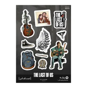 استیکر لپ تاپ و موبایل پیله طرح بازی لست آف آس مدل The Last of Us کد SP14 مجموعه 10 عددی