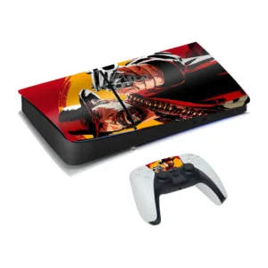 برچسب کنسول بازی پلی استیشن 5 اسلیم کایمون مدل red dead کدP5S035 بسته 6عددی