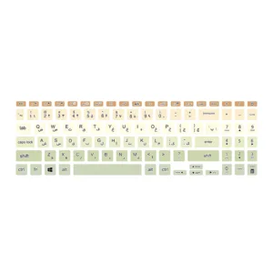 برچسب حروف فارسی کیبورد توییجین و موییجین مدل colors 20 مناسب برای لپ تاپ ایسوس Vivobook 15 X1504V