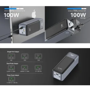پاوربانک کوسید مدل 983SP-145W ظرفیت 27000 میلی آمپرساعت
