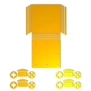 برچسب ماهوت مدلYellow Color Special مناسب برای کنسول بازی PS4 Pro