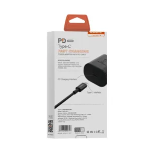شارژر دیواری 25 وات سوموس تل مدل SAM A26 FAST Q03 به همراه کابل تبدیل USB-C