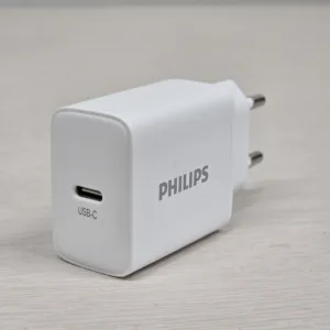 شارژر دیواری 30 وات فیلیپس مدل DLP5312 به همراه کابل تبدیل USB-C