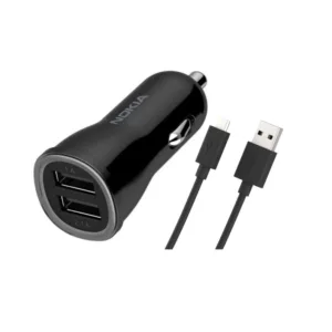 شارژر فندکی 10 وات نوکیا مدل DC-310C به همراه کابل تبدیل MicroUsb