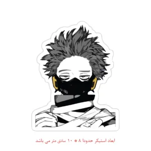 برچسب لپ تاپ طرح انیمه کد 1390