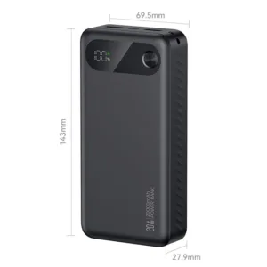 پاوربانک یوسمز مدل CD251 ظرفیت 20000 میلی آمپر ساعت