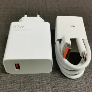 شارژر مدل MDY TURBO 67W به همراه کابل تبدیل USB-C