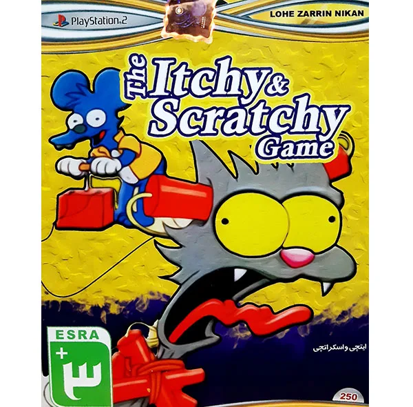 بازی The itchy and scratchy مخصوص PS2