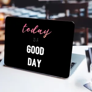 استیکر لپ تاپ راتیانا مدل today is a good day مناسب برای لپ تاپ 15 تا 17 اینچ به همراه برچسب حروف فارسی کیبورد