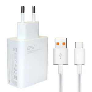 شارژر دیواری  مدل 67w به همراه کابل تبدیل USB-C