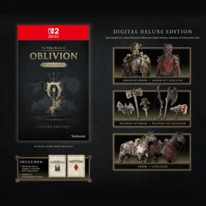 بازی The Elder Scrolls IV: Oblivion Remastered – Physical Deluxe Edition مخصوص Nintendo Switch 2