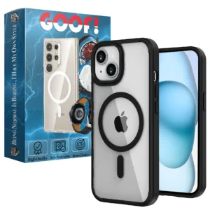 کاور گوف مدل Clear Magnetic-B مناسب برای گوشی موبایل اپل IPHONE 15