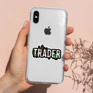 استیکر لپ تاپ کارنیکا طرح ترید-بیت کوین مدل trade-bitcoin-2222018 مجموعه 2 عددی