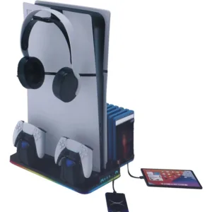 پایه فن و شارژر دسته پلی استیشن 5 دداسکول مدل DS-MZ8043 RGB