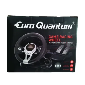 فرمان بازی یورو کوانتم مدل E-Q-RACING WHEEL مناسب برای PS4-XBOXONES-PC-PS3-SWITCH