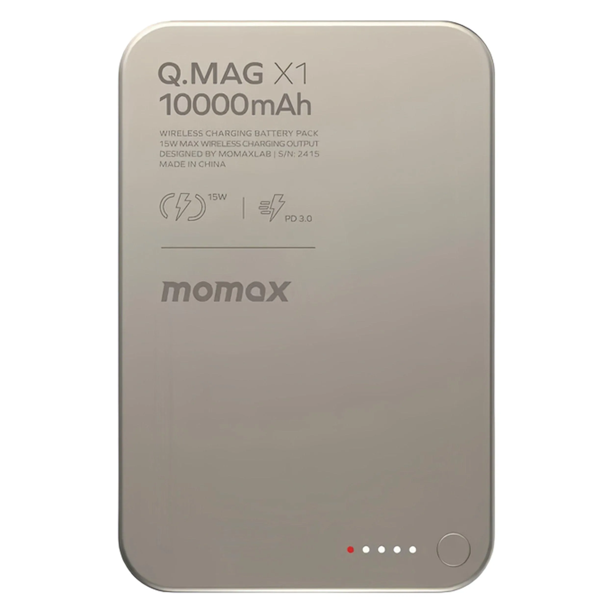 پاوربانک مومکس مدل Q.MAG ظرفیت 10000 میلی آمپر ساعت