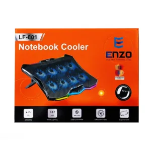 پایه خنککننده لپتاپ انزو مدل LF-801 دارای 8 فن مناسب برای لپتاپهای 17 اینچ