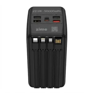 پاوربانک 22.5 وات زیم مدل ULTRA PRO B15 ظرفیت 50000 میلیآمپرساعت