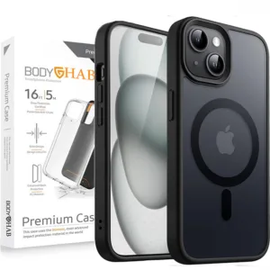 کاور بادی قاب مدل مگ سیف مات مناسب برای گوشی موبایل اپل iPhone 13