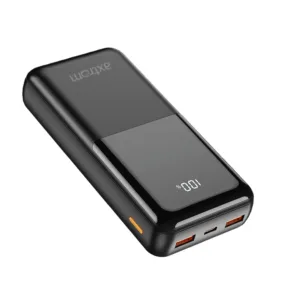پاوربانک 18 وات اکستروم مدل APB20K22W-B ظرفیت 20000 میلی آمپر ساعت