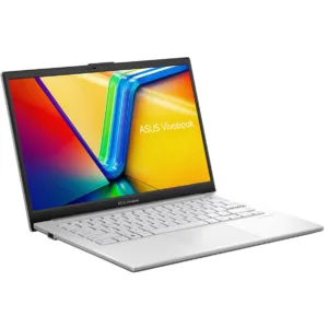لپ‌تاپ 14 اینچی ایسوس مدل Vivobook 14 E1404GA-NK181 با پردازنده Intel N100، رم 8 گیگابایت DDR4، حافظه داخلی 256 گیگابایت UFS 2.1، نمایشگر Full HD مات با وضوح 1920×1080 پیکسل، وبکم HD با شاتر حریم خصوصی